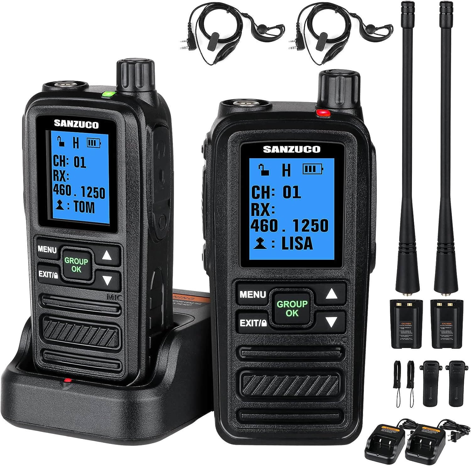 SANZUCO Long Range Walkie Talkies